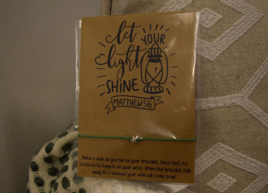 Let Your Light Shine Wristlet